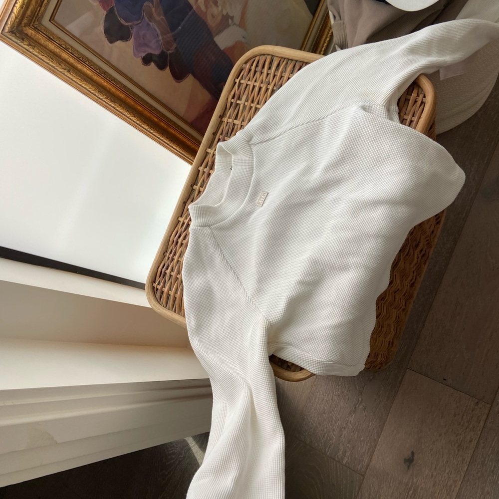 COPY - KITH waffle crop top